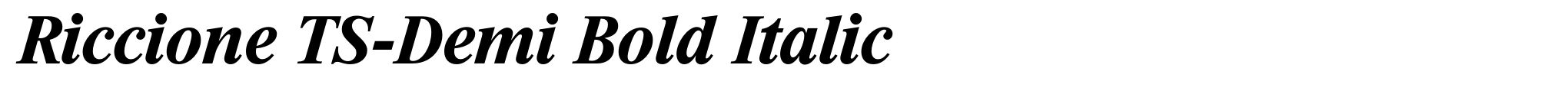 Riccione TS-Demi Bold Italic image
